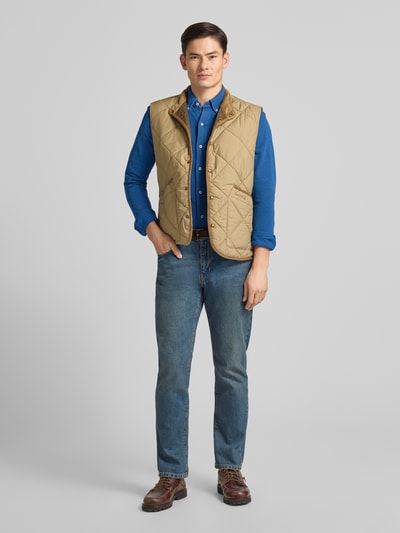 Polo Ralph Lauren Koszula casualowa o kroju slim fit z kołnierzykiem typu button down Ciemnoniebieski 1