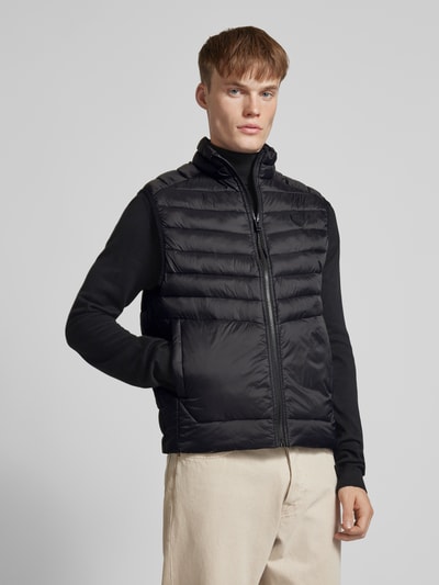 Jack & Jones Bodywarmer met labelbadge, model 'ESPRINT' Zwart - 4