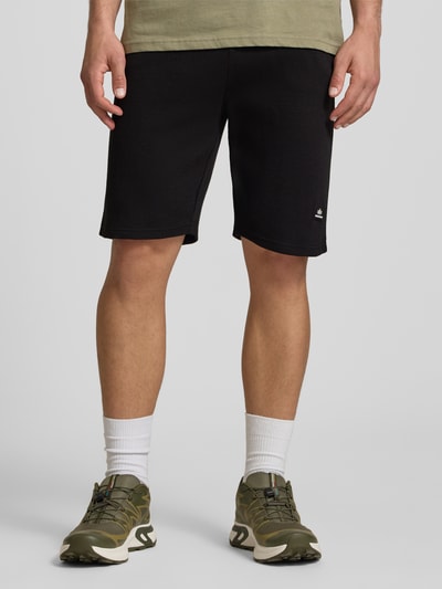 Alpha Industries Regular Fit Sweatshorts aus reiner Baumwolle Black 4