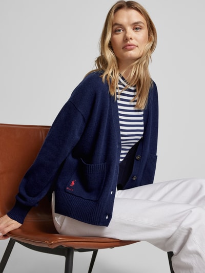 Polo Ralph Lauren Strickcardigan mit Eingrifftaschen Marine 3