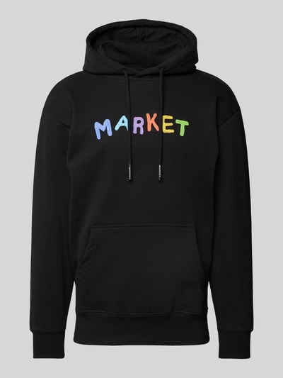 MARKET Hoodie met labelprint, model 'PINK PANTHER NOSTALGIA' Zwart - 2