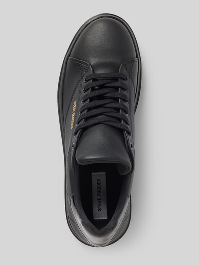 Steve Madden Ledersneaker mit Label-Print Modell 'FYNNER' Black 3