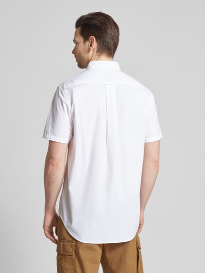 Gant Freizeithemd mit Label-Stitching Weiss 5