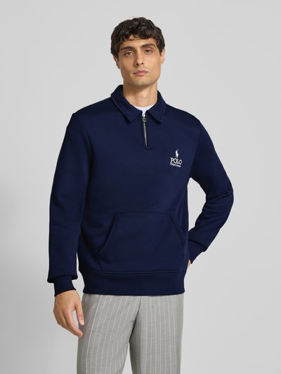 Polo Ralph Lauren Sweatshirt met polokraag Marineblauw - 4
