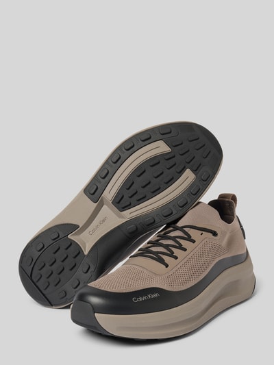 Calvin Klein Jeans Sneaker mit Schnürverschluss Taupe 4