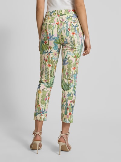 Marc Cain Regular Fit Hose im Allover-Look Sand 5