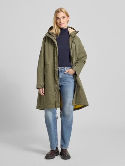 Blonde No. 8 Płaszcz parka z kapturem Khaki 1
