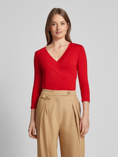 Lauren Ralph Lauren Regular Fit Blusenshirt aus Viskose-Mix Modell 'ALAYJA' Rot 4