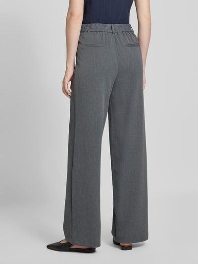 Vila Stoffhose mit elastischem Bund Modell 'VIVARONE' Mittelgrau 5