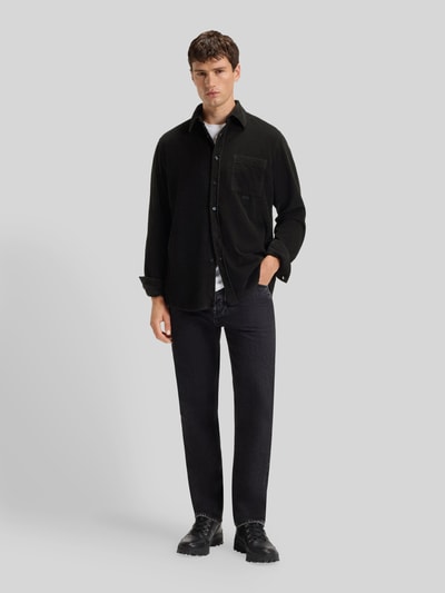 BOSS Orange Regular Fit Freizeithemd aus reiner Baumwolle Modell 'RELEGANT_6_M'
 Black 1