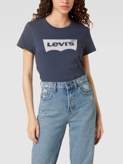 Levi's® T-Shirt mit Label-Print Marine 4