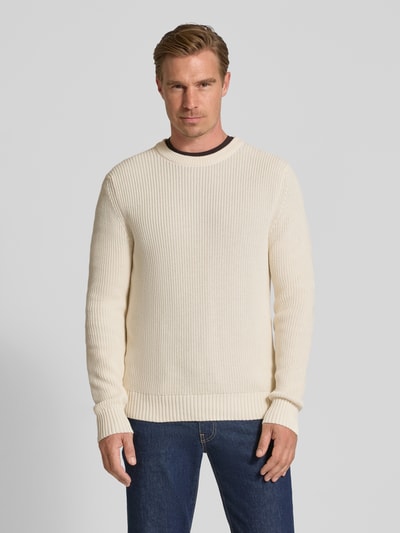 MCNEAL Strickpullover mit Rundhalsausschnitt Ecru 4