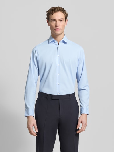 Jake*s Regular Fit Business-Hemd mit Knopfleiste Bleu 4