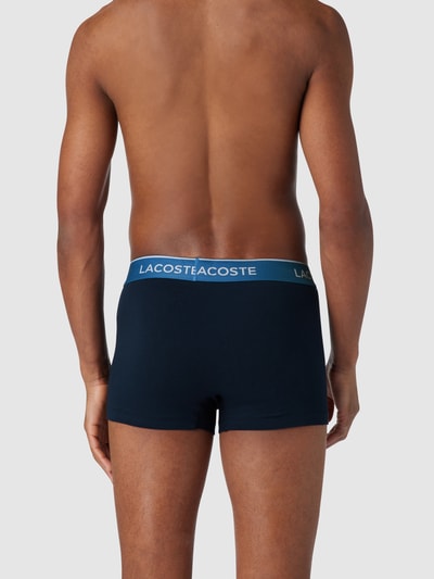 Lacoste Trunks mit Brand-Schriftzug Blau 4