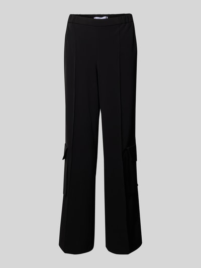 Raffaello Rossi Stoffhose mit elastischem Bund Modell 'ALMA' Black 2