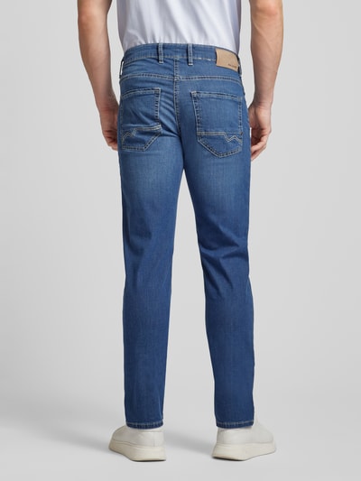 MAC Slim Fit Jeans mit Knopfverschluss Modell "ARNE PIPE" Blau 5