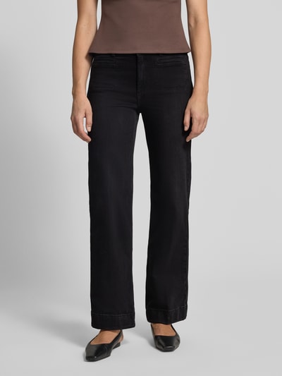 Christian Berg Woman Wide Fit Jeans mit Eingrifftaschen Black 4