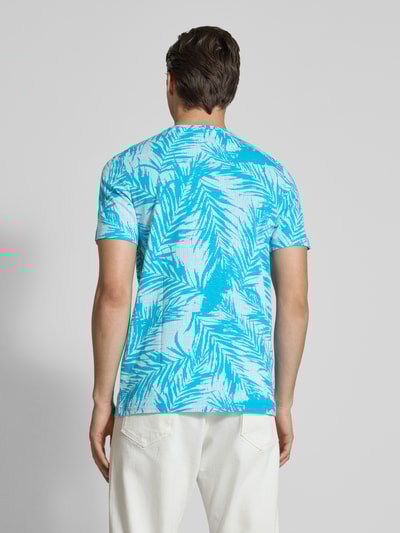 s.Oliver RED LABEL Regular Fit T-Shirt aus reiner Baumwolle Blau 5