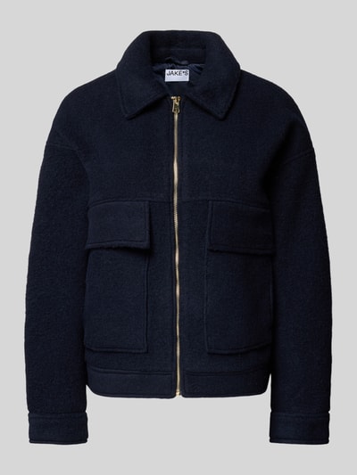 Jake*s Casual Jacke mit Umlegekragen Marine 2