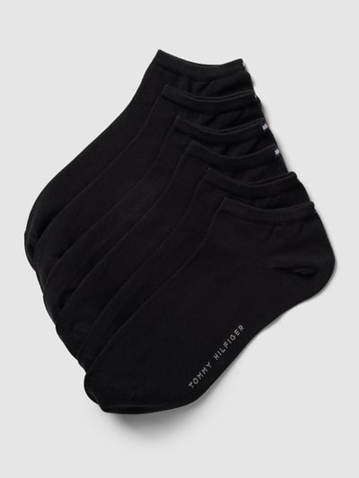 Tommy Hilfiger Sneakersocken mit Label-Details im 6er-Pack Black 1