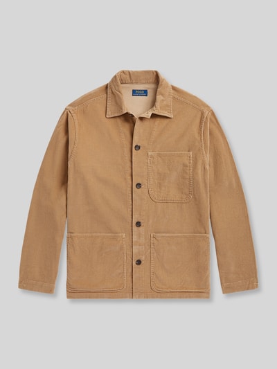 Polo Ralph Lauren Koszula casualowa o kroju regular fit z czystej bawełny Camel 2