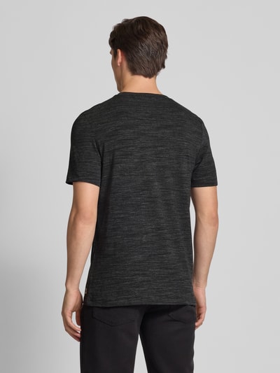 s.Oliver RED LABEL Regular fit T-shirt van katoenmix Zwart - 5