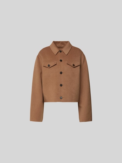 Filippa K Hemdjacke mit Knopfleiste Beige 1