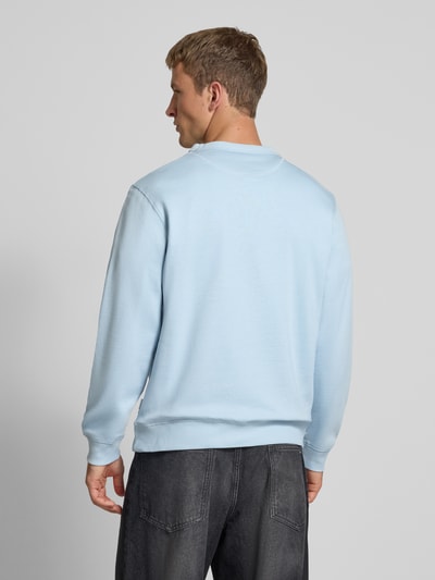 Jack & Jones Sweatshirt met ronde hals en labelstitching Lichtblauw - 5