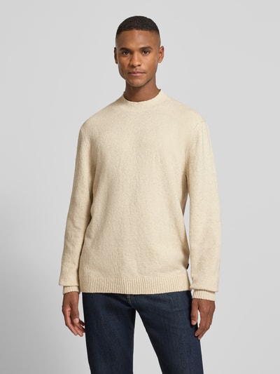 JACK & JONES Premium Strickpullover mit Polokragen Modell 'MAVERICK' Offwhite 4