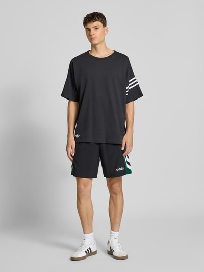 adidas Originals Shorts mit Label-Stitching Modell '90s FTBL' Black 1