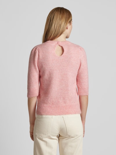 Selected Femme Gebreide pullover met 1/2-mouwen, model 'LULU' Lichtroze - 5