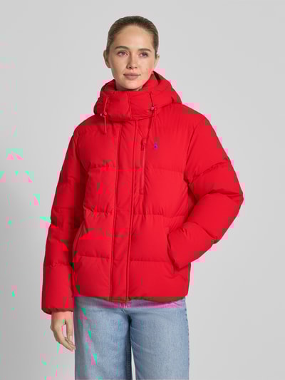 Polo Ralph Lauren Kurtka puchowa z wyhaftowanym logo i kieszenią na piersi Czerwony 4