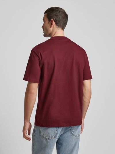 HUGO T-Shirt mit Label-Schriftzug Modell 'Dapolino' Rot 5