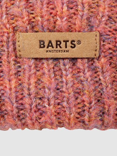 Barts Mütze mit Rippenstruktur Modell 'Raisza' Pink meliert 2