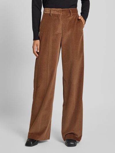 Weekend Max Mara Straight Fit Cordhose aus reiner Baumwolle mit seitlichen Eingrifftaschen Modell 'TANIA' Hazel 4