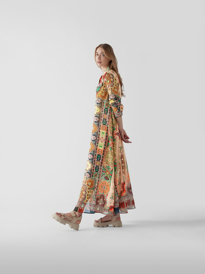 Etro Hemdblusenkleid mit Paisley-Dessin Orange 4