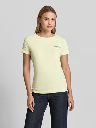 BOSS Orange Regular Fit T-Shirt aus reiner Baumwolle Modell 'C-Elove_4' Hellgruen 4