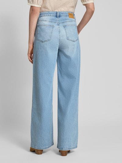 My Essential Wardrobe Wide leg jeans met steekzakken, model 'Tusa' Lichtblauw - 5