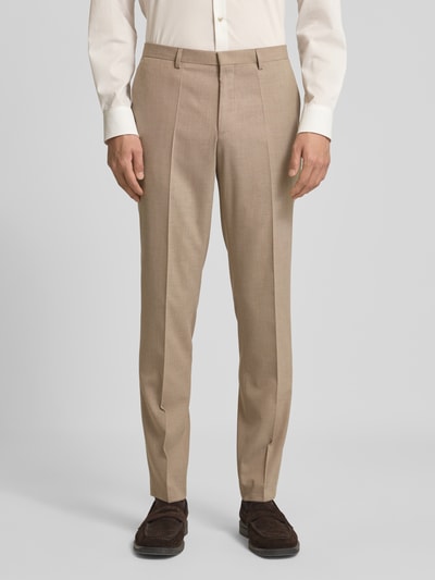 HUGO Slim Fit Anzug mit Woll-Anteil Modell 'Arti/Hesten242V1X' Hellbraun 6