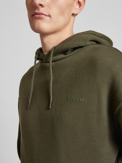 Blend Hoodie met capuchon, model 'Downton' Donkergroen - 3