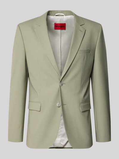 HUGO Super Slim Fit Anzugsakko aus Woll-Mix Modell 'ARTI' Hellgruen 2