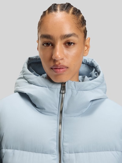 BOSS Orange Regular fit gewatteerd jack met afneembare sjaal en mouwen, model 'POLALA Lichtblauw - 3