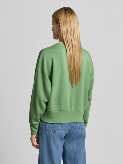 MOS MOSH Bluza o kroju relaxed fit z mieszanka wiskozy model 'Nima' Zielony 5