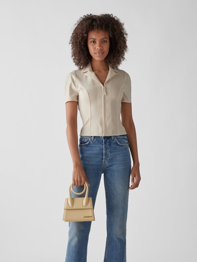 Jacquemus Micro Bag mit Label-Applikation Beige 1