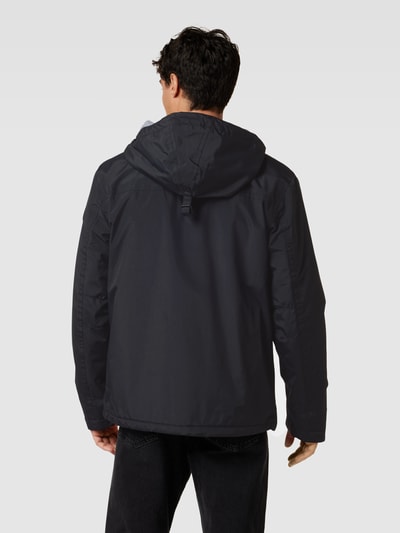 Napapijri Jack met labelstitching, model 'RAINfOREST' Zwart - 5