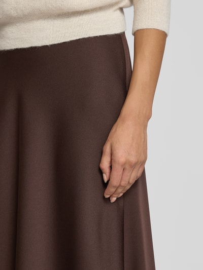 JOOP! Spódnica midi z zamkiem błyskawicznym model ‘SOPHIE’ Ciemnobrązowy 3