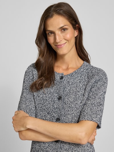 OPUS Kurtka z dzianiny z rękawem o dł. 1/2 model ‘Dacki’ Ciemnoniebieski 3