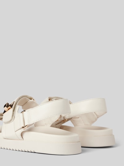 Steve Madden Leren sandalen met labelapplicatie, model 'MONA' Offwhite - 2