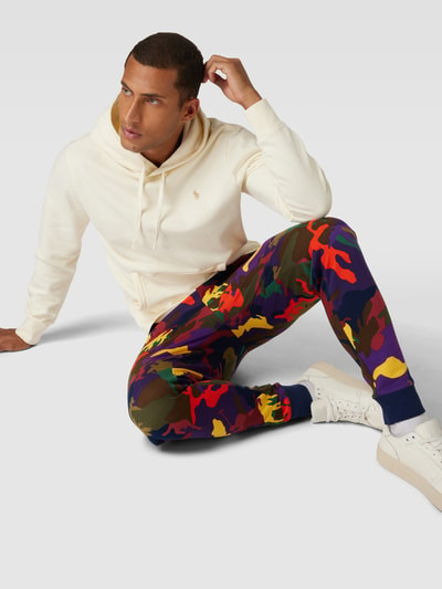 Polo Ralph Lauren Sweatpants met all-over motief Zwart - 3