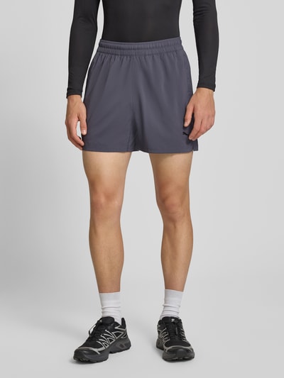 PUMA Performance Regular Fit Sportshorts mit Logo-Print Modell 'TAD ESSENTIALS' Graphit 4